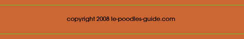 footer for Le Poodles Shop page