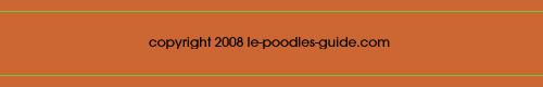 footer for poodle care page